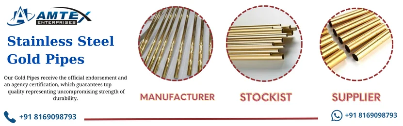 ss gold pipe manufacturer banner