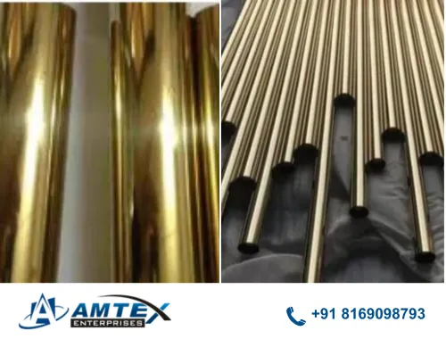 ss gold pipe supplier