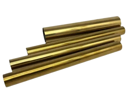 golden stainless steel pipe