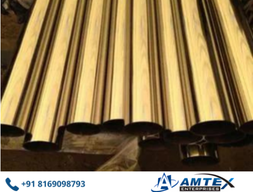 stainless steel gold pipe supplier